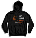 Eat Sleep Hoop - Hoodie - Black