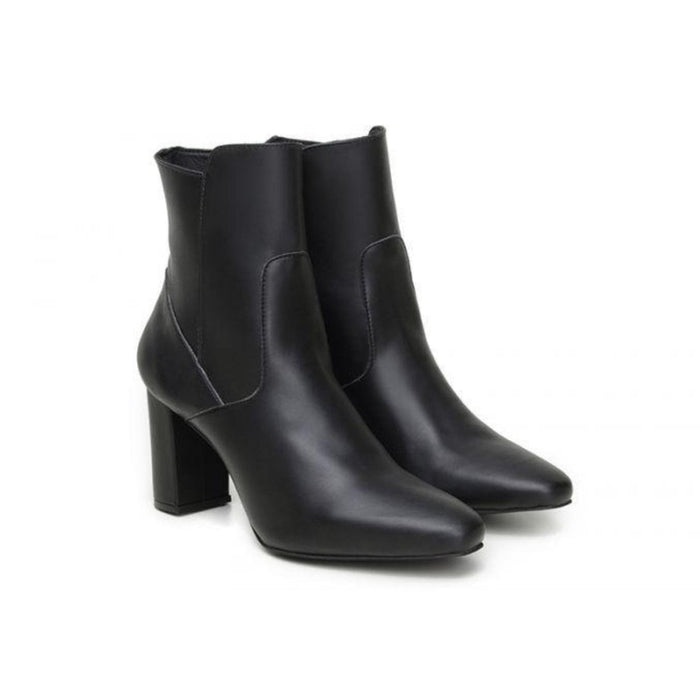 'Elza’ Women's High-Heeled Vegan Boot by Ahimsa - Black
