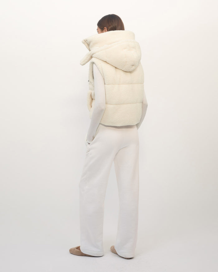 EMMY PUFFER VEST CREAM