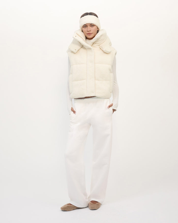 EMMY PUFFER VEST CREAM