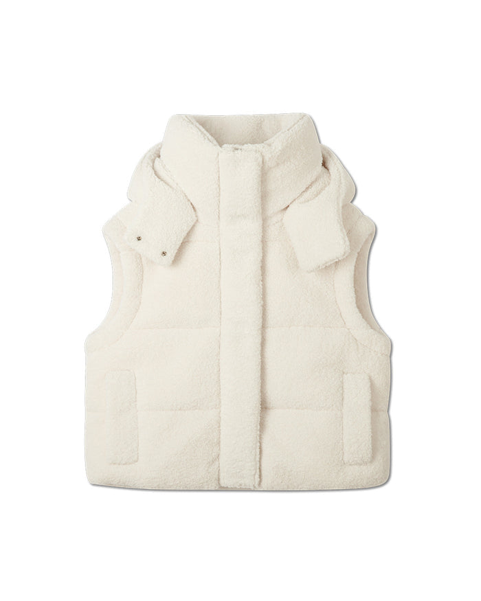 EMMY PUFFER VEST CREAM