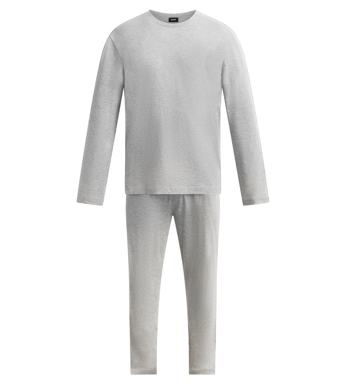 Ensemble pyjama pantalon homme gris mélange Dim Jersey