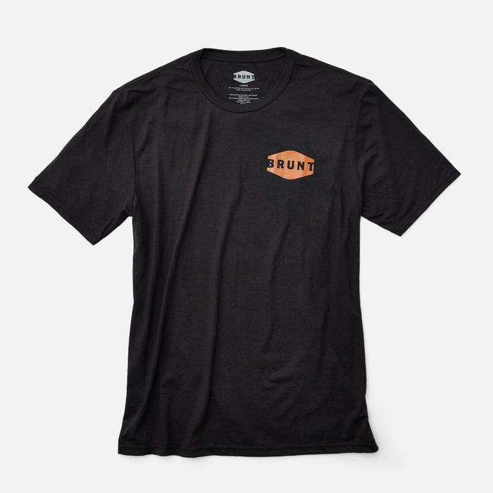 High Quality Classic T-Shirt with BRUNT logo in Black