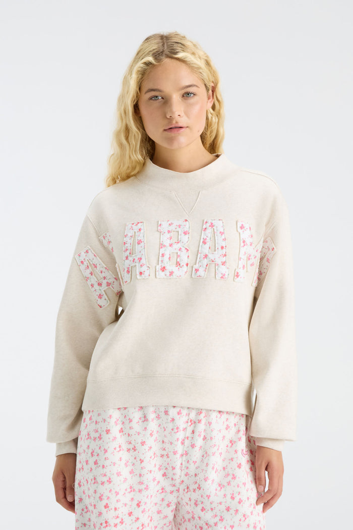 Fanatics Crew Neck - CRIMSON ROSE HEATHER