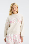 Fanatics Crew Neck - CRIMSON ROSE HEATHER