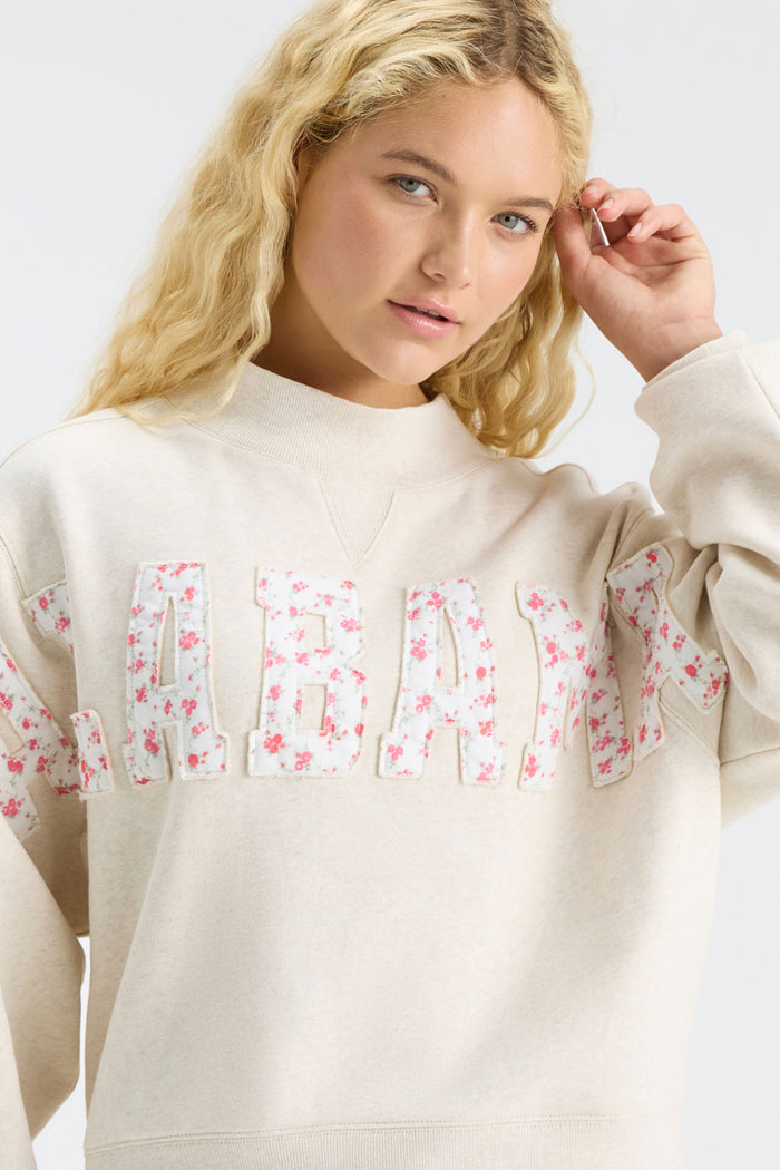 Fanatics Crew Neck - CRIMSON ROSE HEATHER