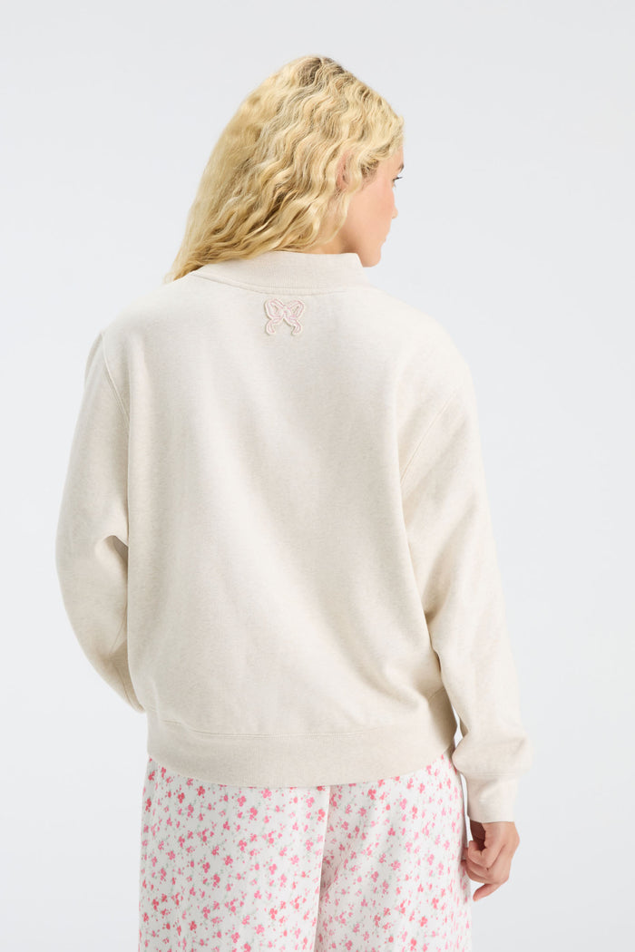 Fanatics Crew Neck - CRIMSON ROSE HEATHER