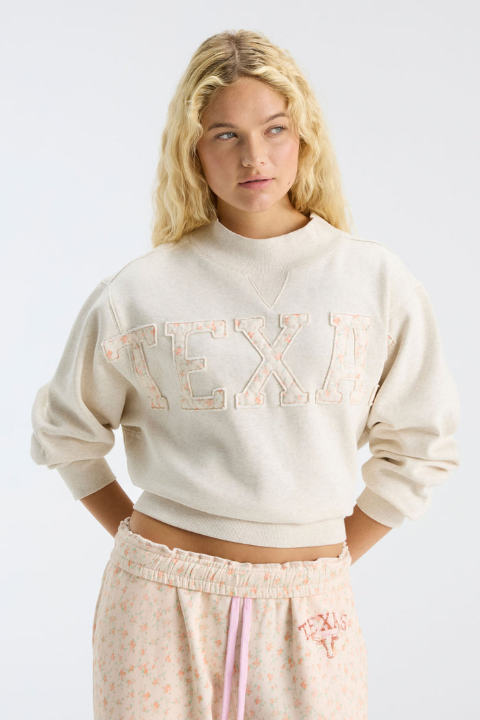 Fanatics Crew Neck - ORANGE SUGAR HEATHER