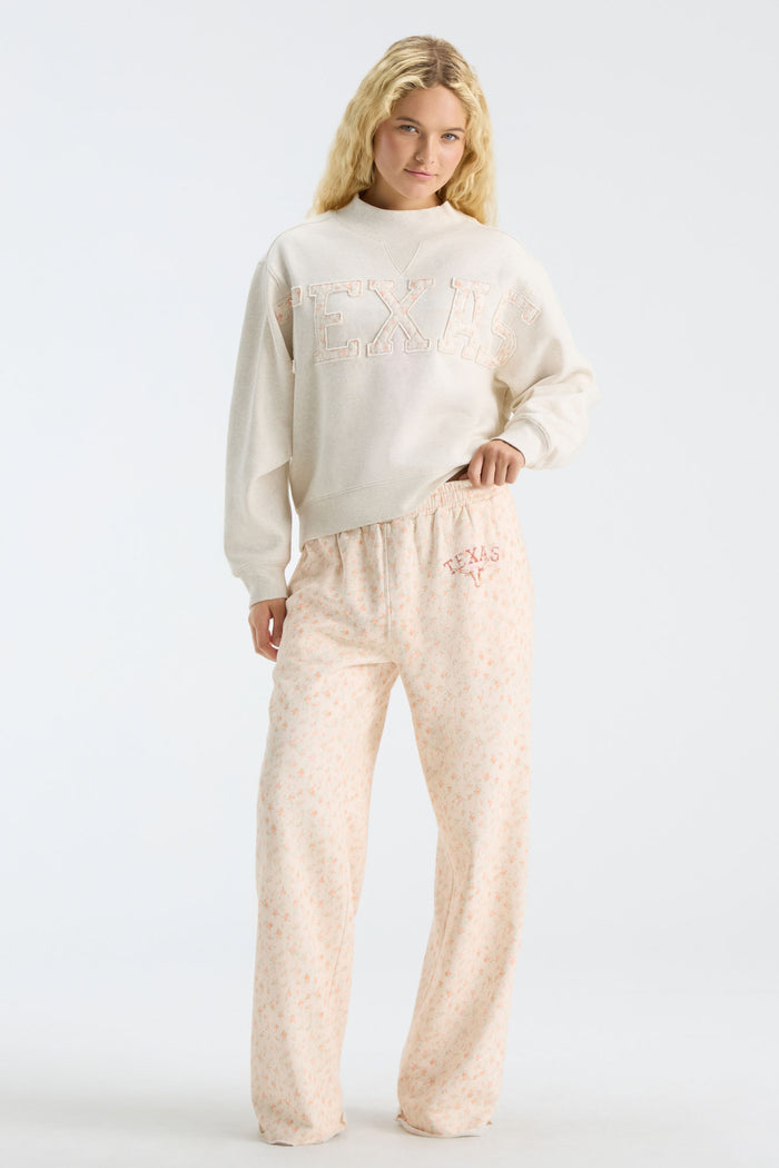 Fanatics Crew Neck - ORANGE SUGAR HEATHER