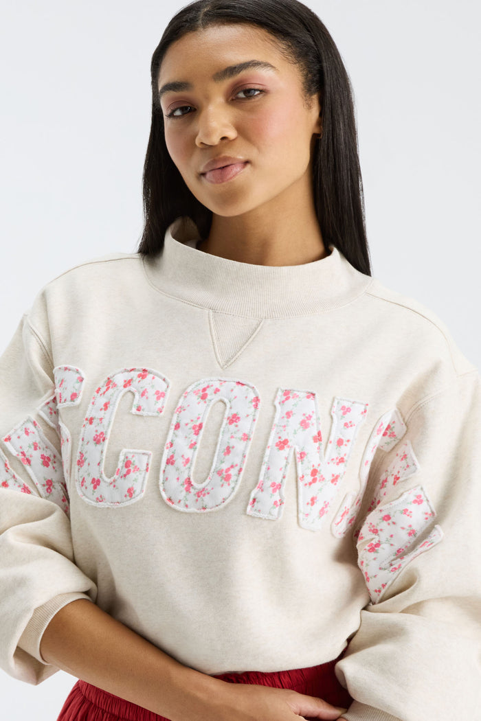Fanatics Crew Neck - RED SEA HEATHER