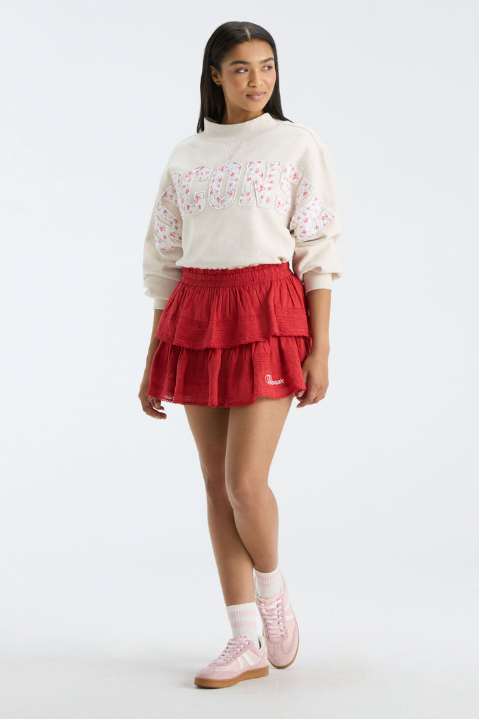 Fanatics Crew Neck - RED SEA HEATHER
