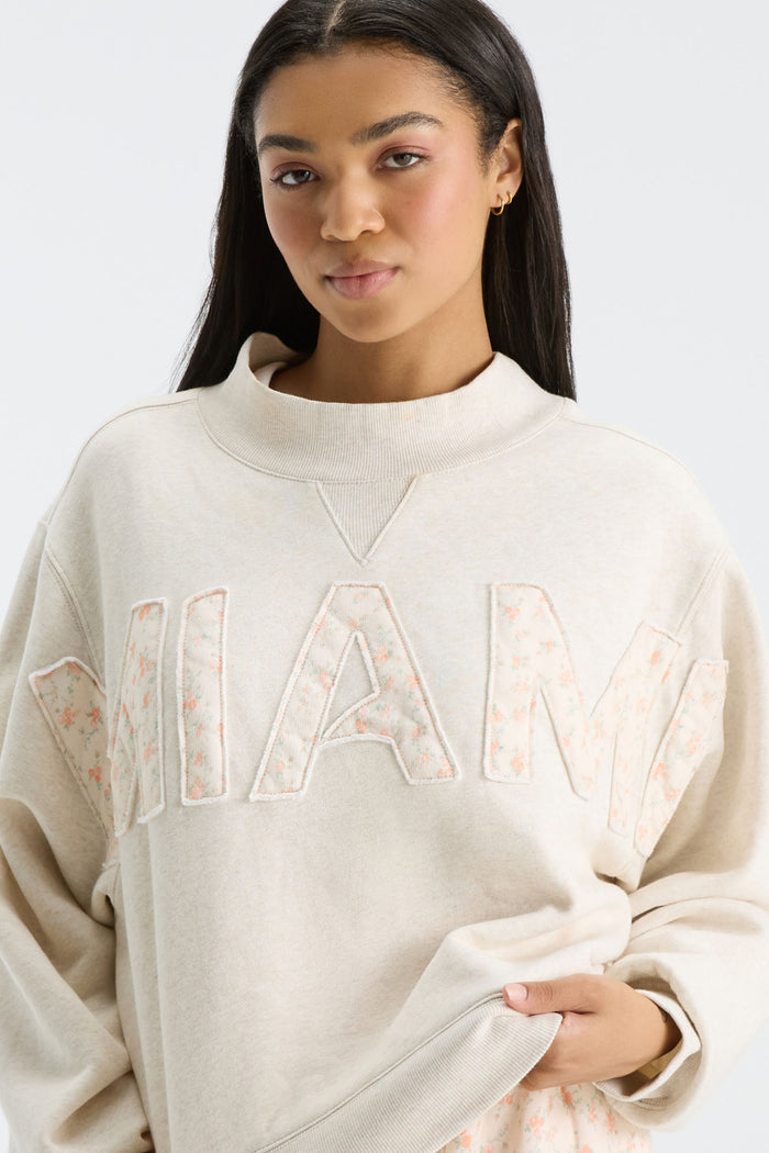 Fanatics Crew Neck - SWEET CITRUS HEATHER