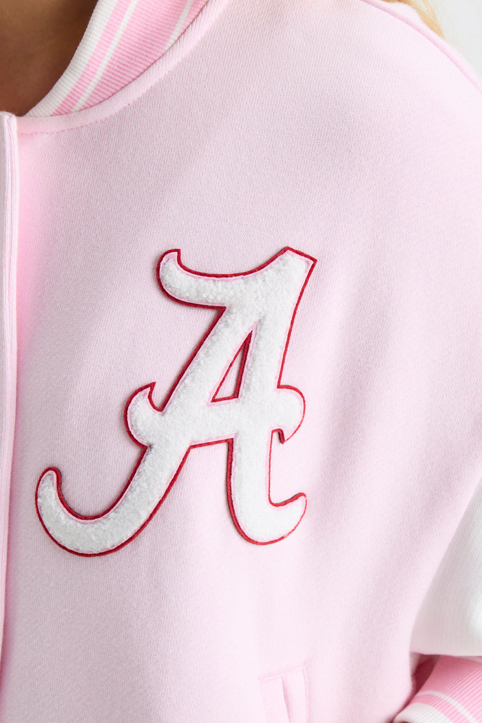 Fanatics x LoveShackFancy Collegiate Varsity Jacket