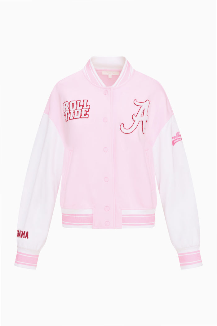 Fanatics x LoveShackFancy Collegiate Varsity Jacket