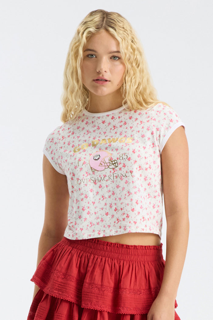 Fanatics x LoveShackFancy Marykate Ringer Tee