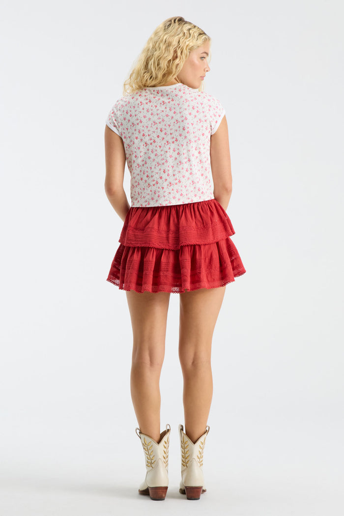 Fanatics x LoveShackFancy Marykate Ringer Tee