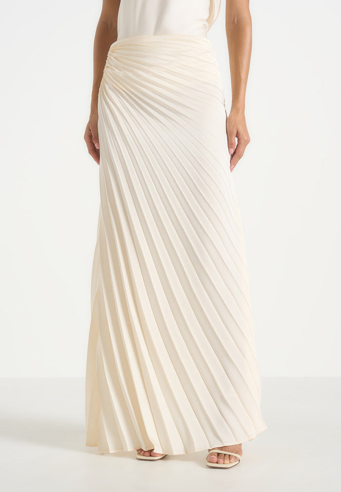 fiona-satin-fan-pleat-maxi-skirt-ivory