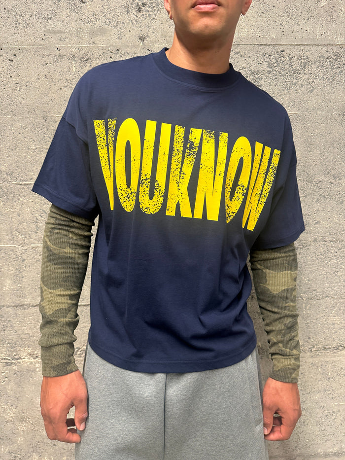 Forgotten Tee in Navy - detail