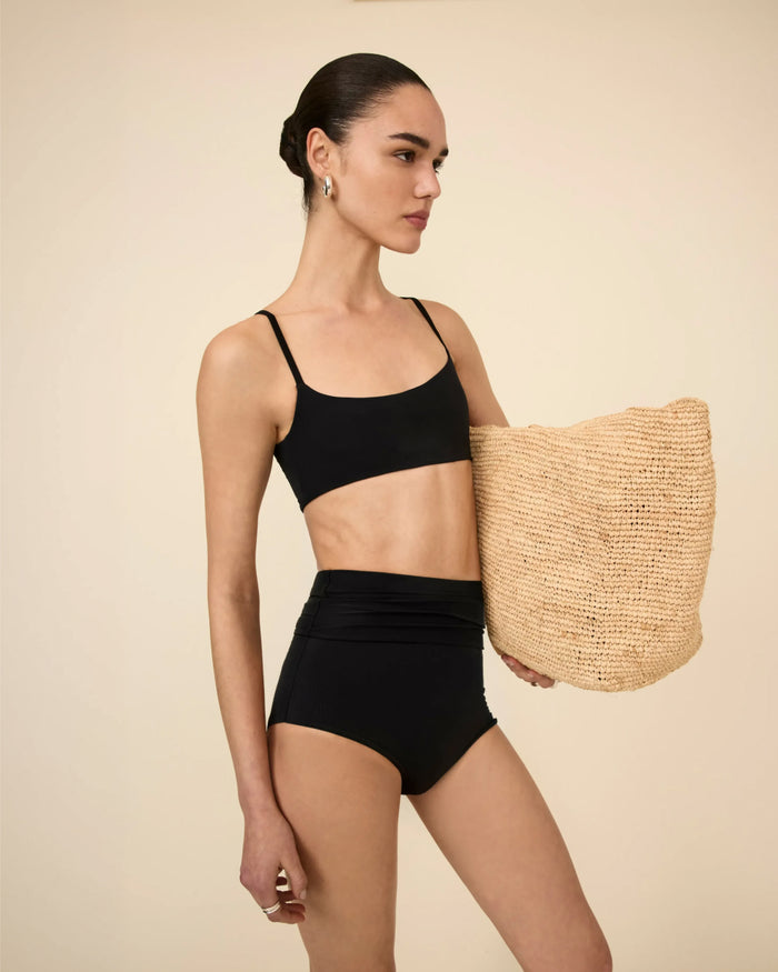 FRANKIE BIKINI TOP BLACK