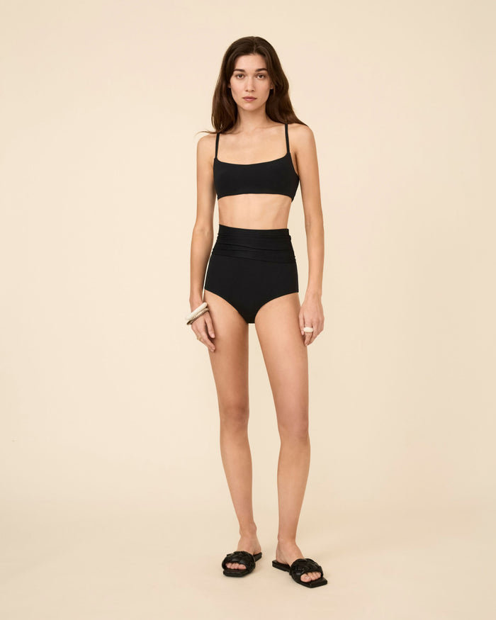 FRANKIE BIKINI TOP BLACK