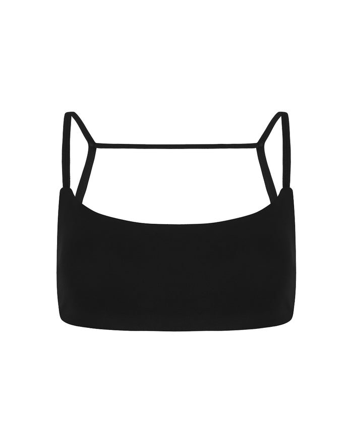 FRANKIE BIKINI TOP BLACK
