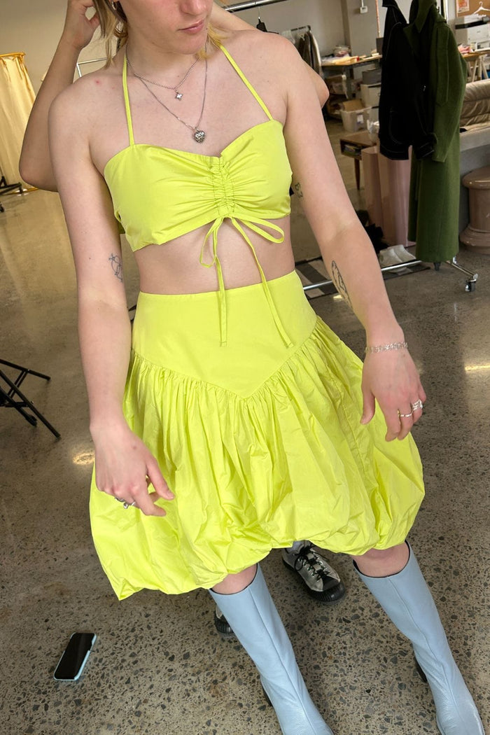 Eliza Faulkner Designs Inc. Tops Frankie Halter Top Green