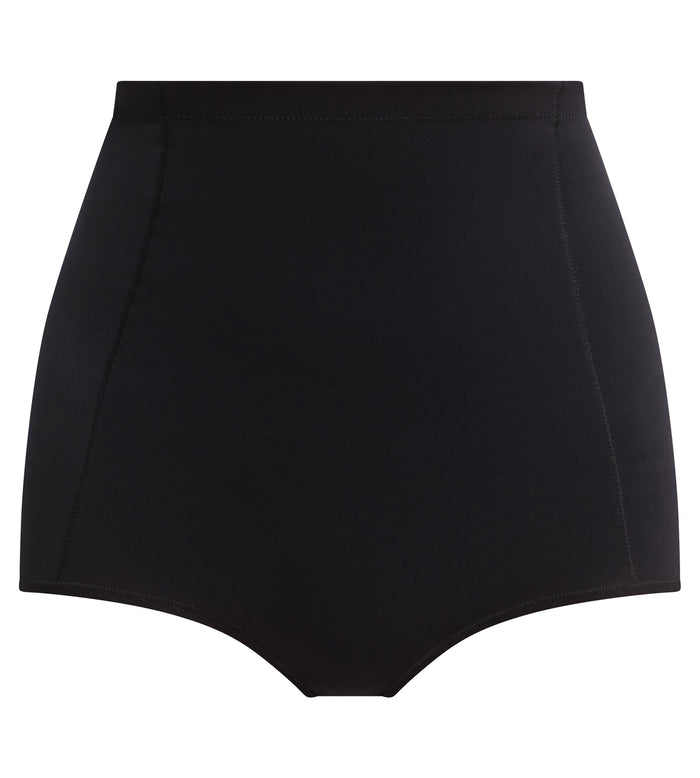 Gaine taille haute femme en microfibre Noir Dim Silhouette Contour