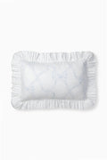 Garden Bow Ruffle Throw Pillow