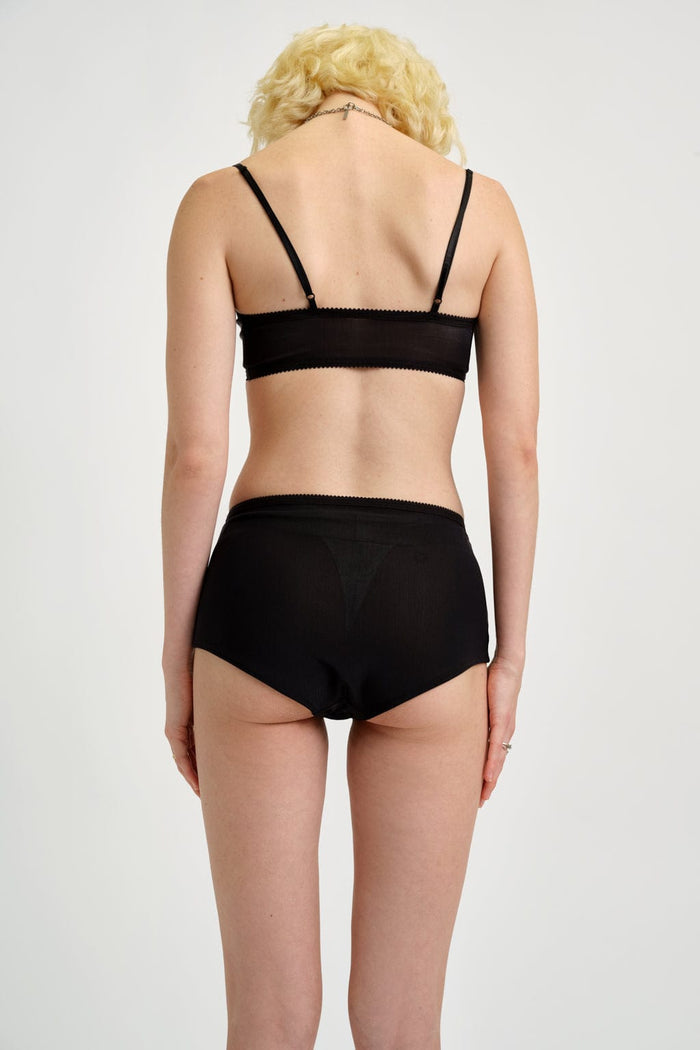 Eliza Faulkner Designs Inc. Pants Gemma Panty Black Mesh