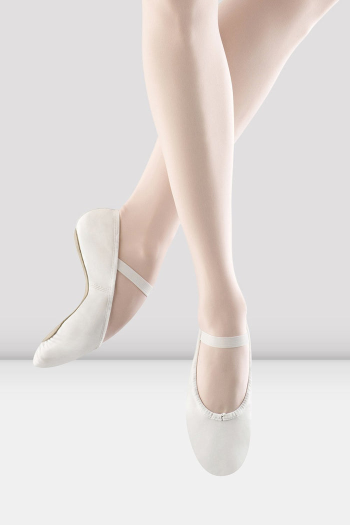 Girls Dansoft Leather Ballet Shoes