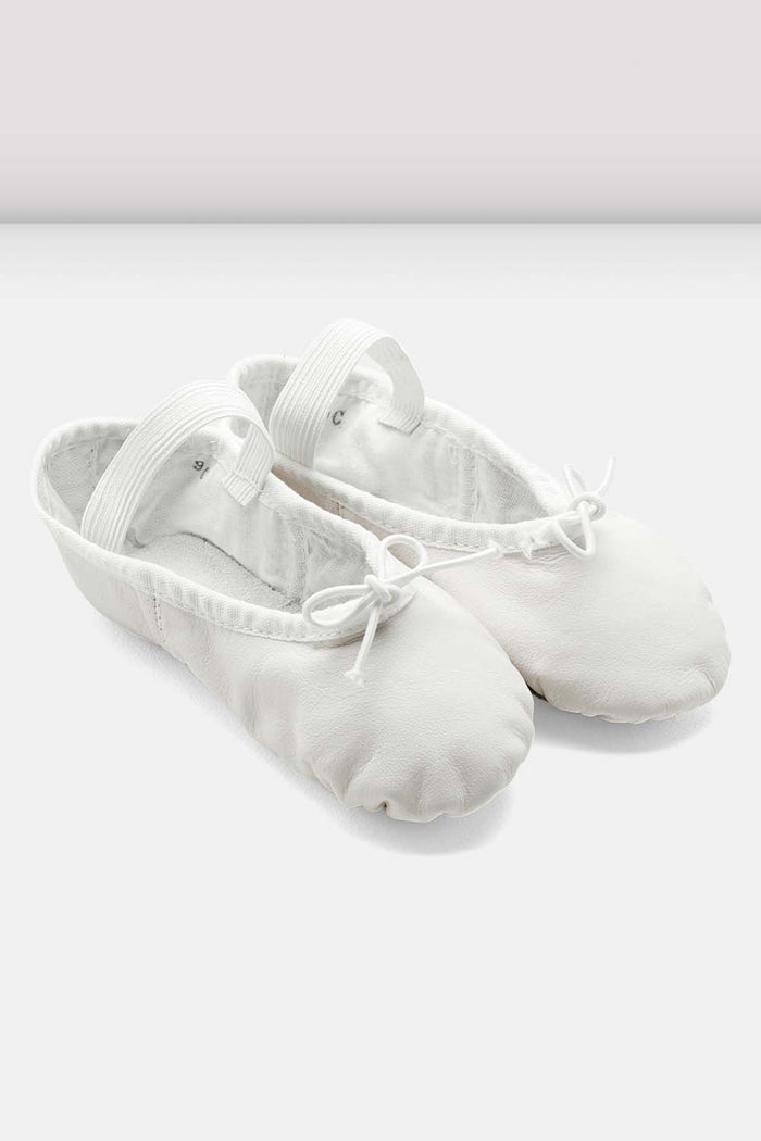 Girls Dansoft Leather Ballet Shoes