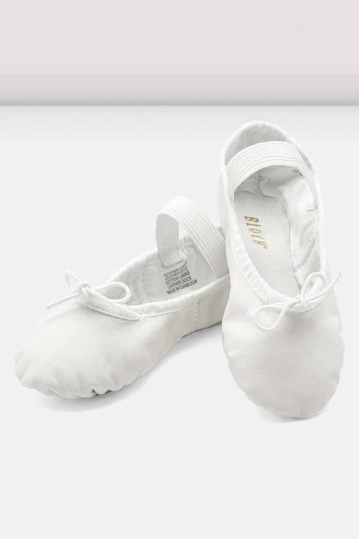 Girls Dansoft Leather Ballet Shoes