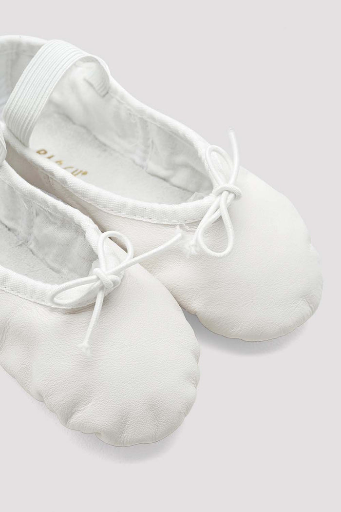 Girls Dansoft Leather Ballet Shoes