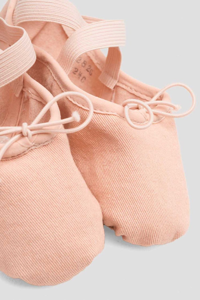 Girls Zenith Stretch Canvas Ballet Shoes