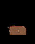 Hammitt 210 East Mahogany Pebble/Brushed Gold Red Zip