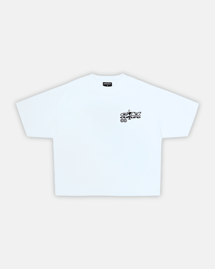 I SWEAR ITS WATER TEE WHITE - white graphic print tee, front view - Cold Culture