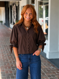 In Your Dreams Top in Brown