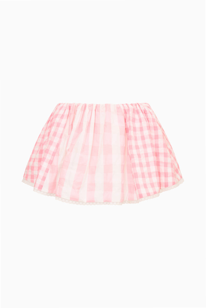 Jonie Seersucker Mini Skort
