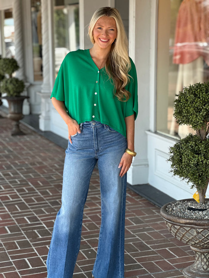 Just A Bit Better Green Top