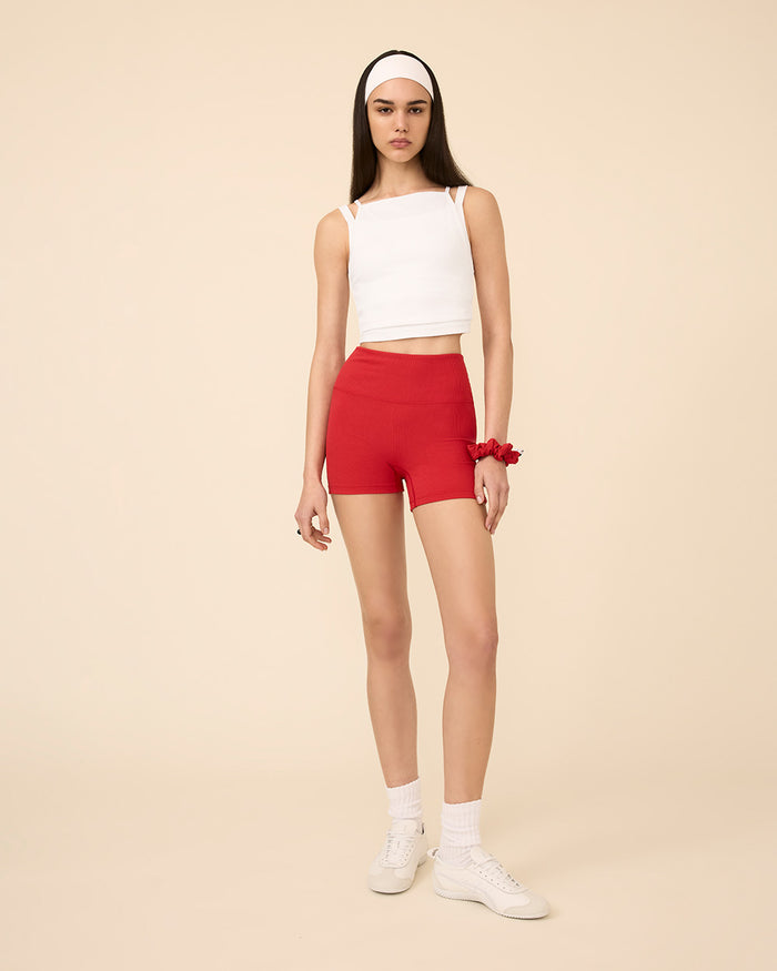 KALI BIKER SHORTS RED