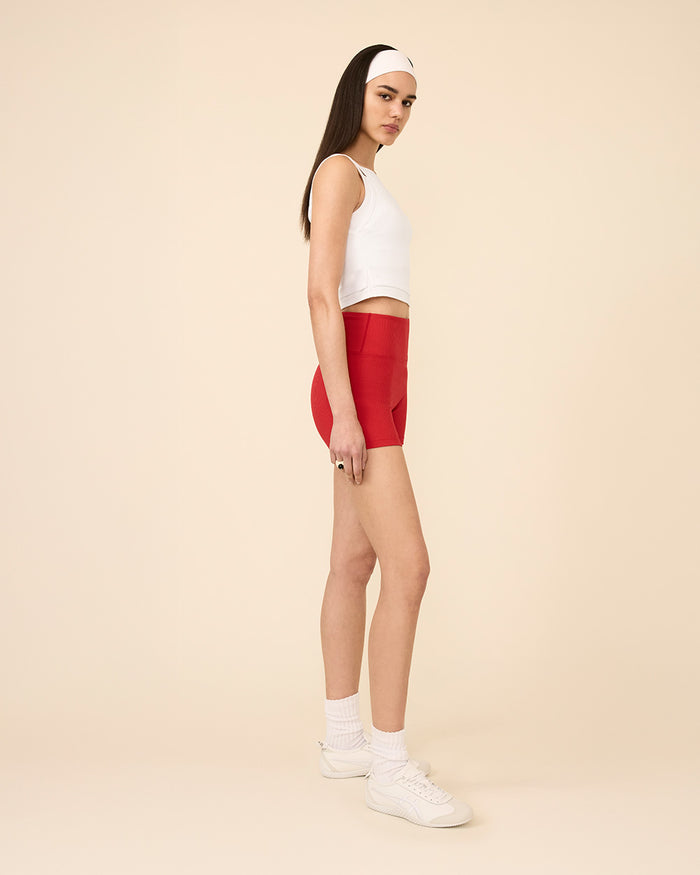 KALI BIKER SHORTS RED