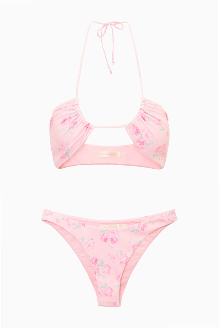 Kamina Floral Bikini - SEAPORT PINK