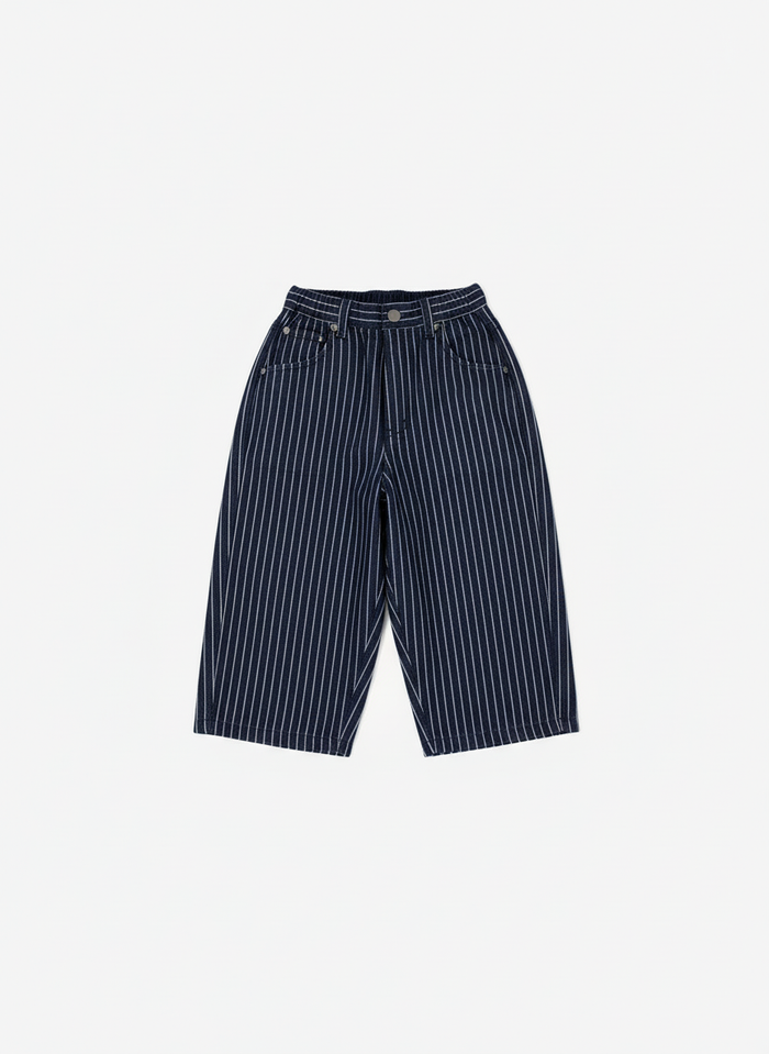 Kids Barrel Leg Jeans | Pinstripe