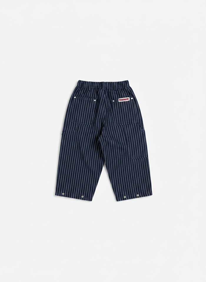 Kids Barrel Leg Jeans | Pinstripe