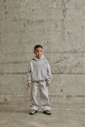 Kids Core Cuffed Sweatpants | GREY MARLE