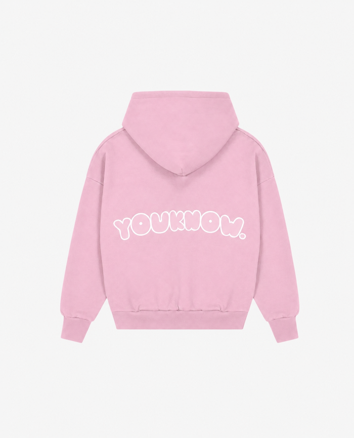 Kids Sunset Box Hoodie | Pink