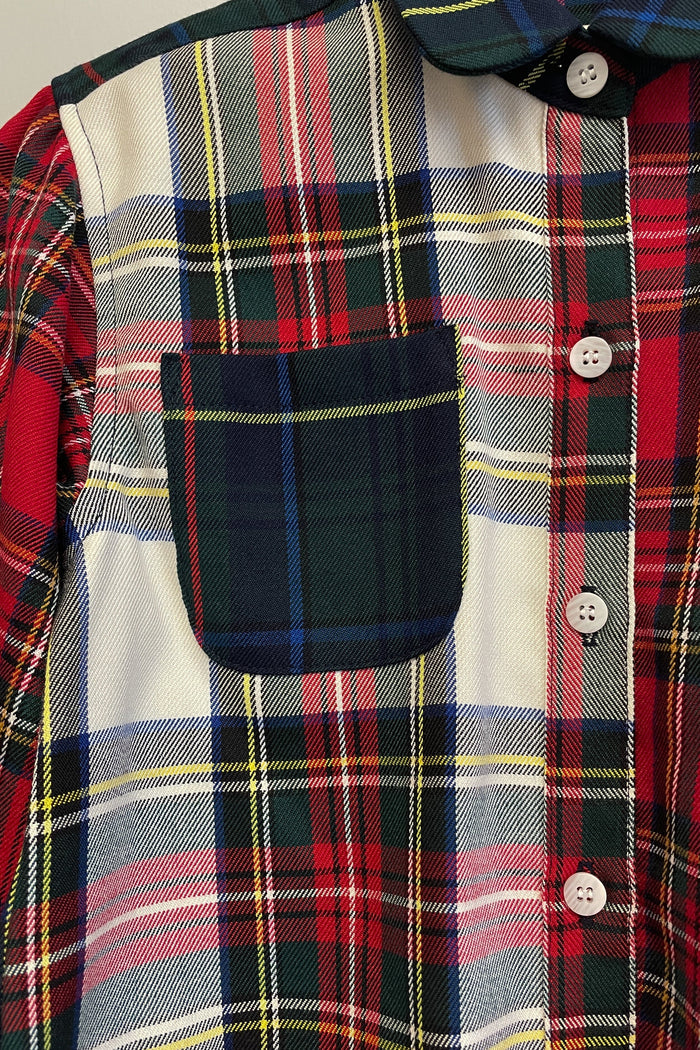 Eliza Faulkner Designs Inc. Shirts & Tops Kids Venti Shirt Plaid Combo