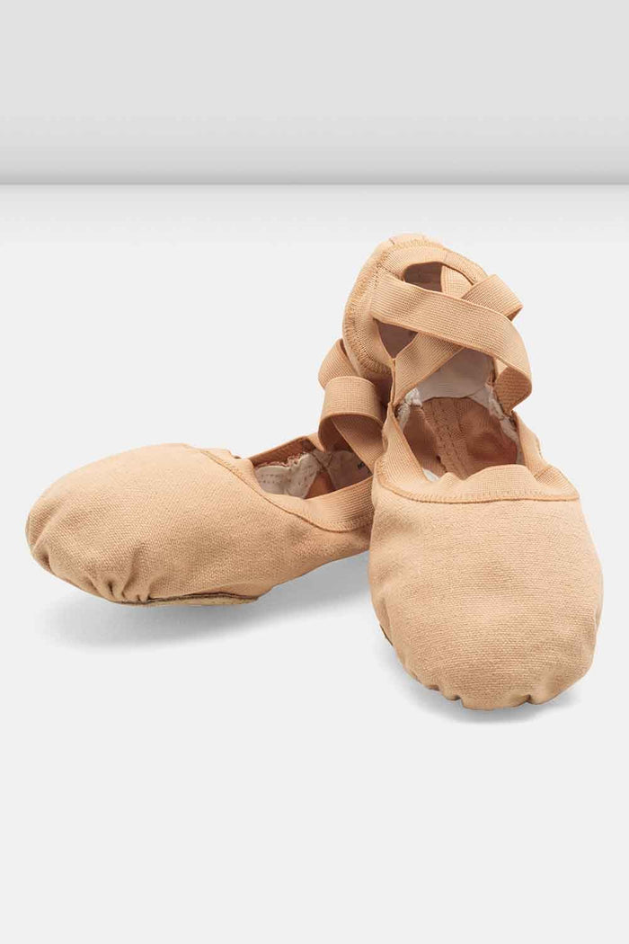 Ladies Pro Elastic Canvas Ballet Shoes