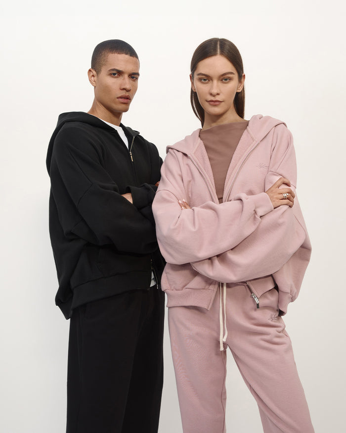 LANDON JACKET (UNISEX) DUSTY PINK