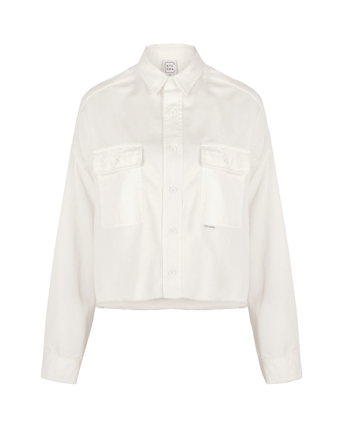 LEVI DENIM SHIRT WHIPPED CREAM